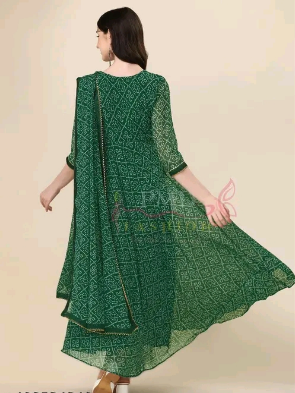 Bandhni Anarkali Suit set