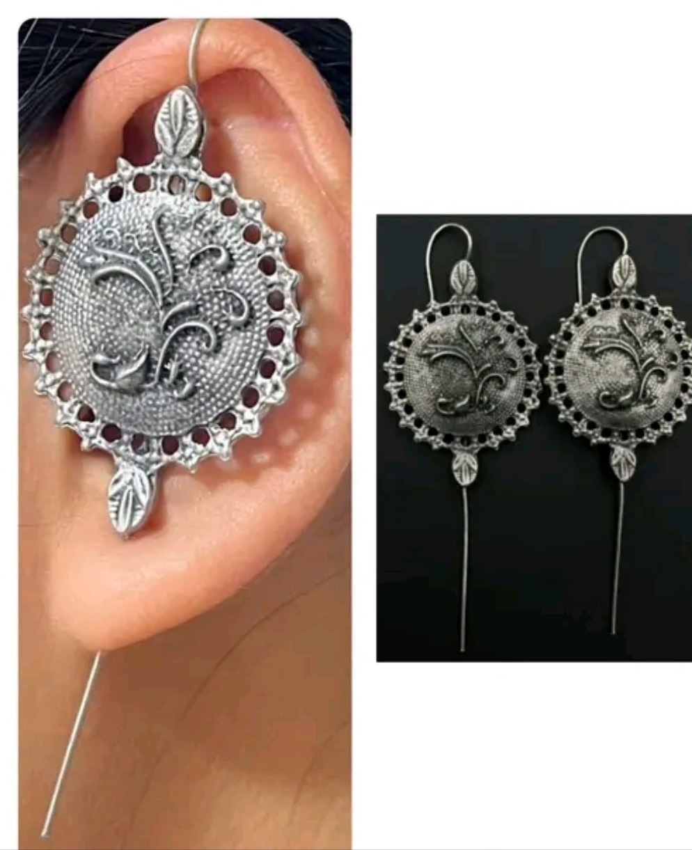 Tribal Pin Bugadi Earrings