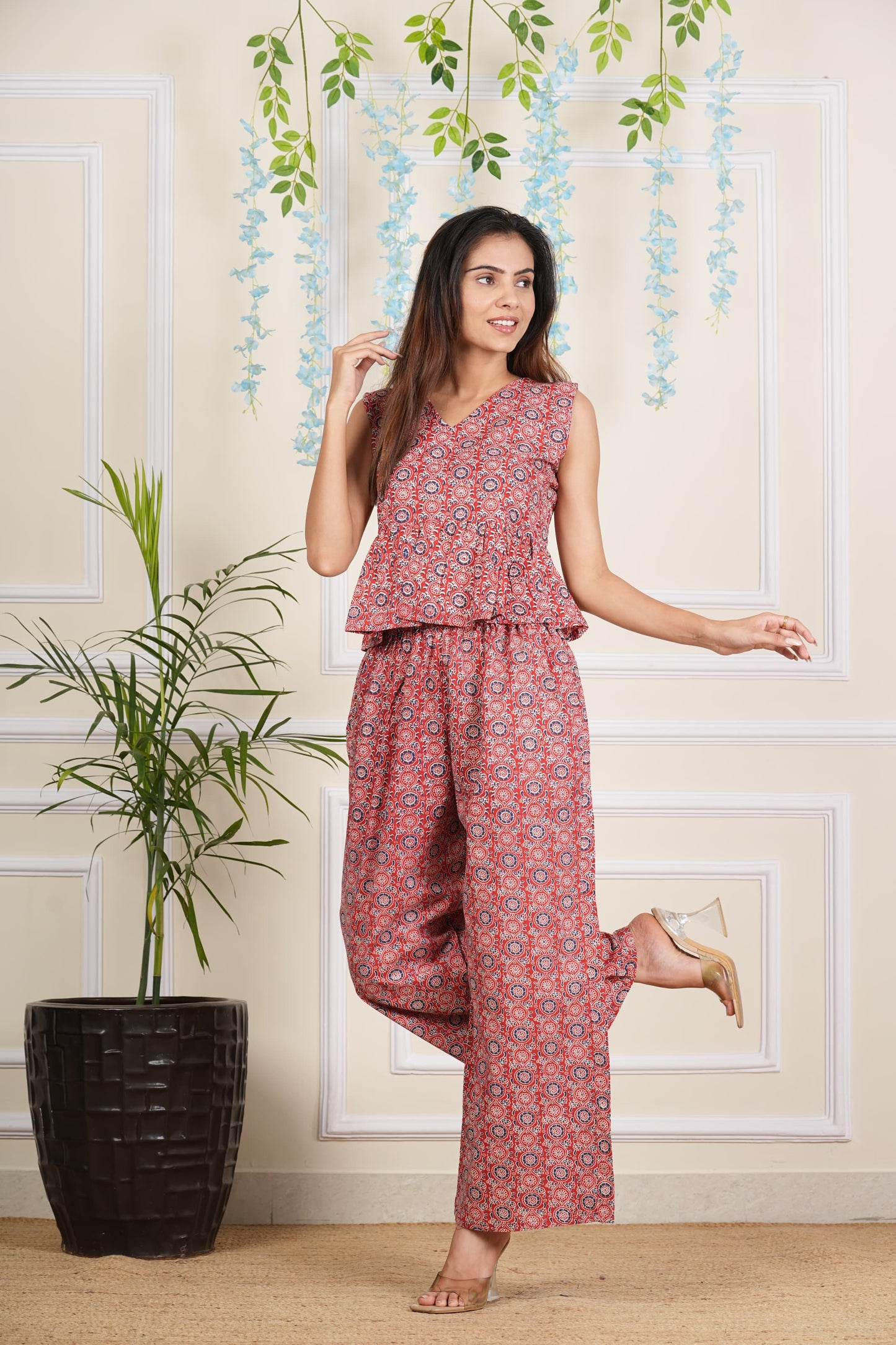 Inaayat Peplum Top Co ord set