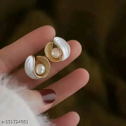 Elegant Pearl Studs