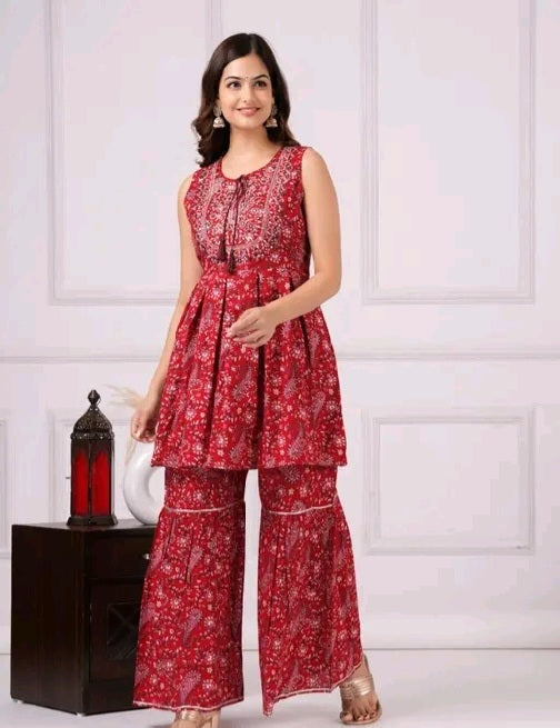 Roohaniyat Sharara Twinning Set
