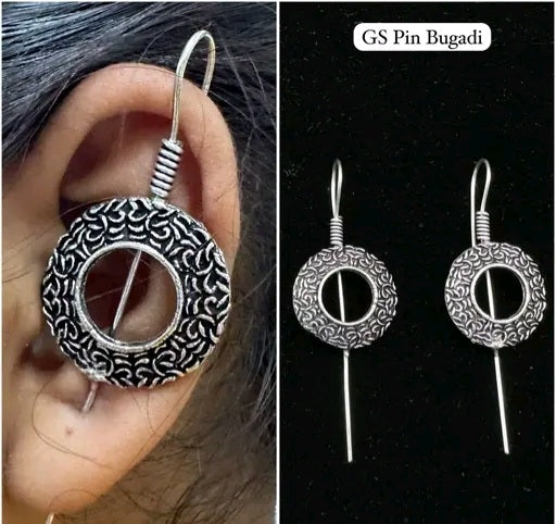 Tribal Pin Bugadi Earrings