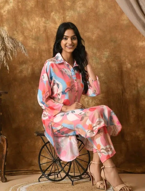 Digital Pink Co Ord set