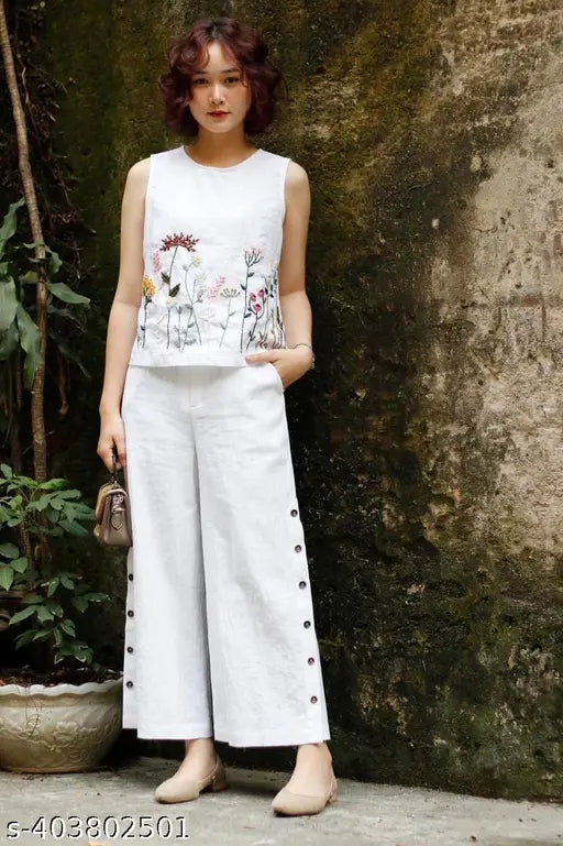 Casual Embroidery CO ORD SET