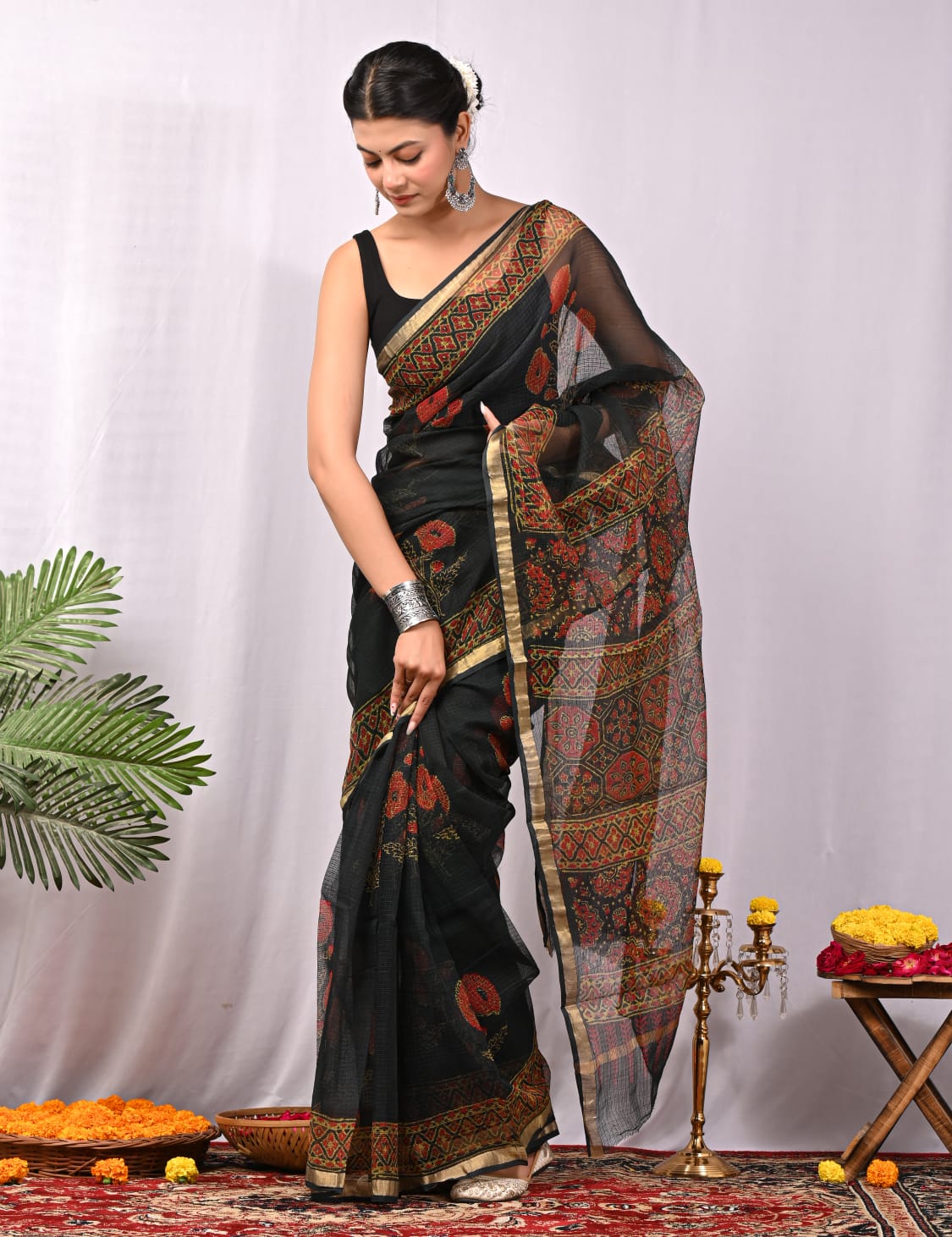 Gul Bahar Kota Doria Saree