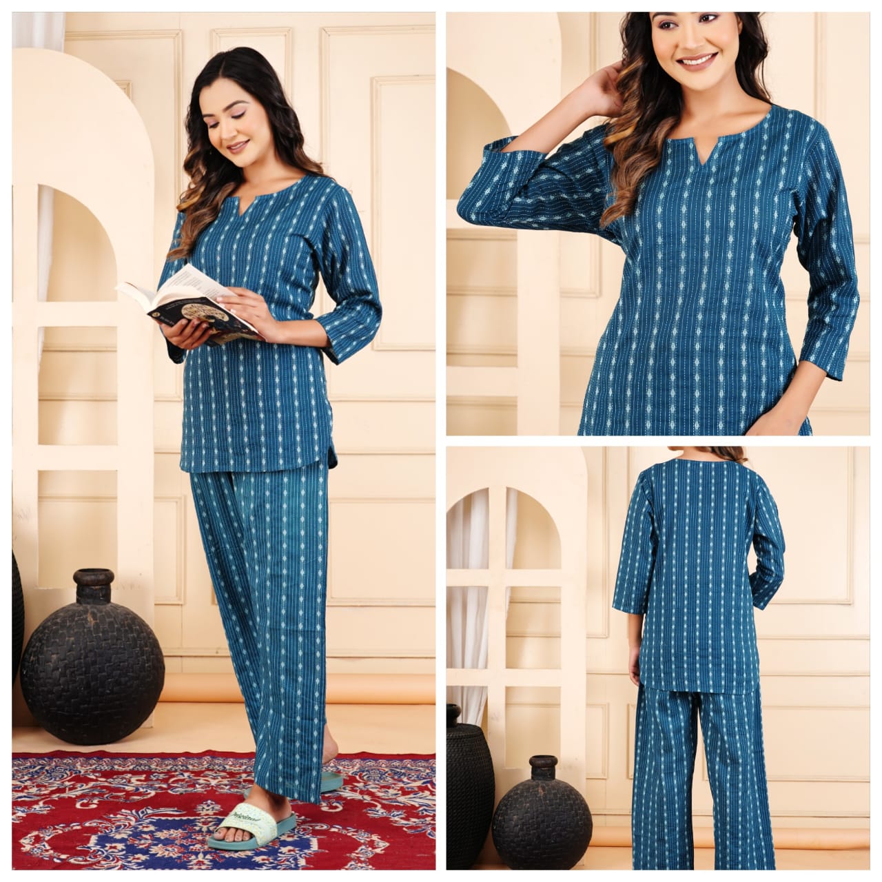 Classic Cotton Night Suit
