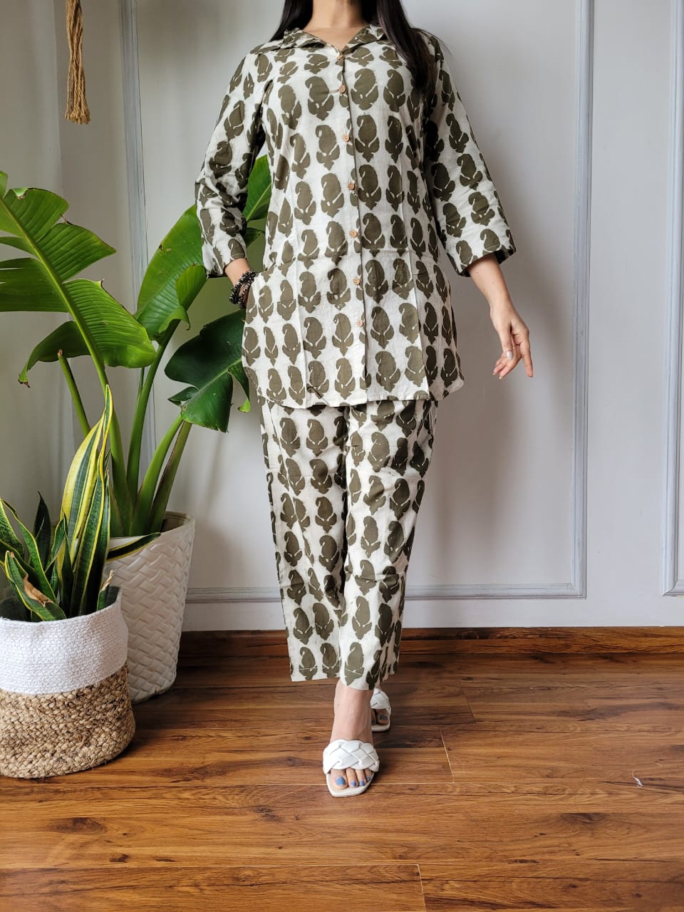 Ibadat Printed Co ord Set