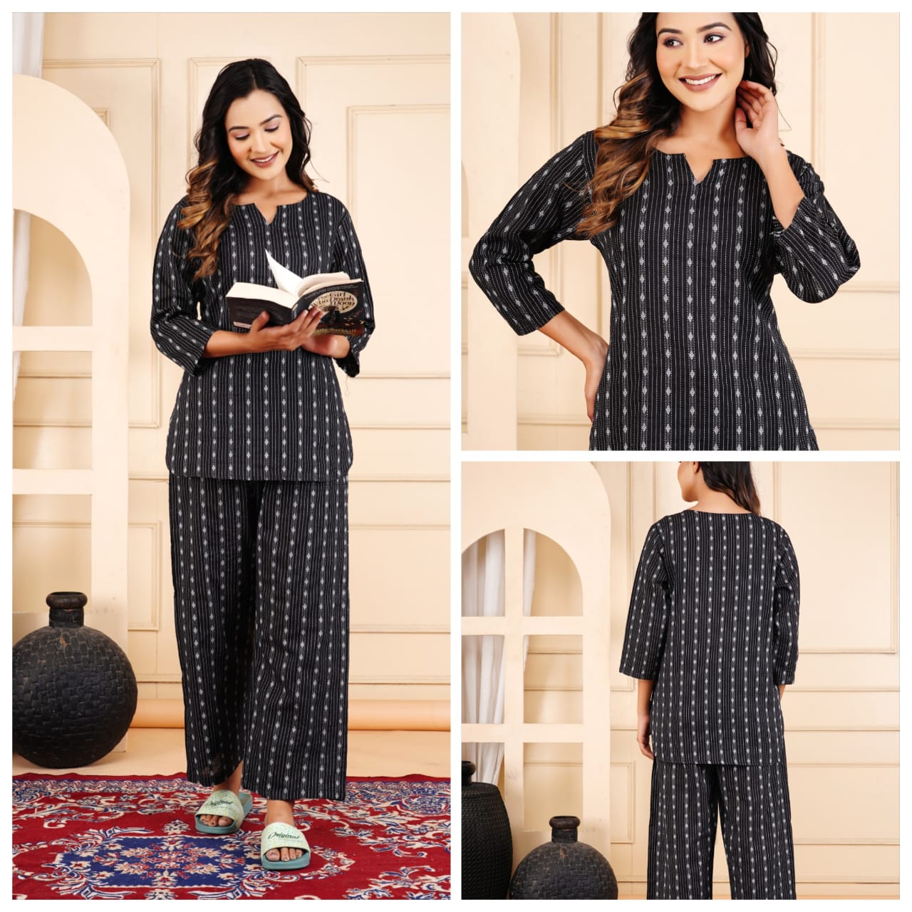 Classic Cotton Night Suit
