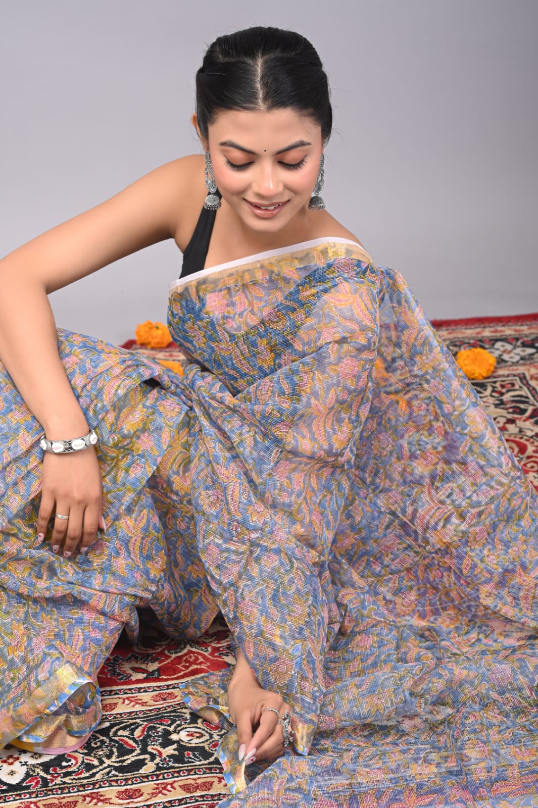 Fool Bahar Kota Doria Saree