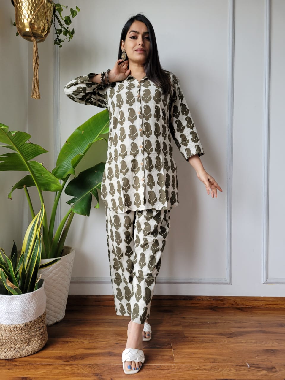 Ibadat Printed Co ord Set