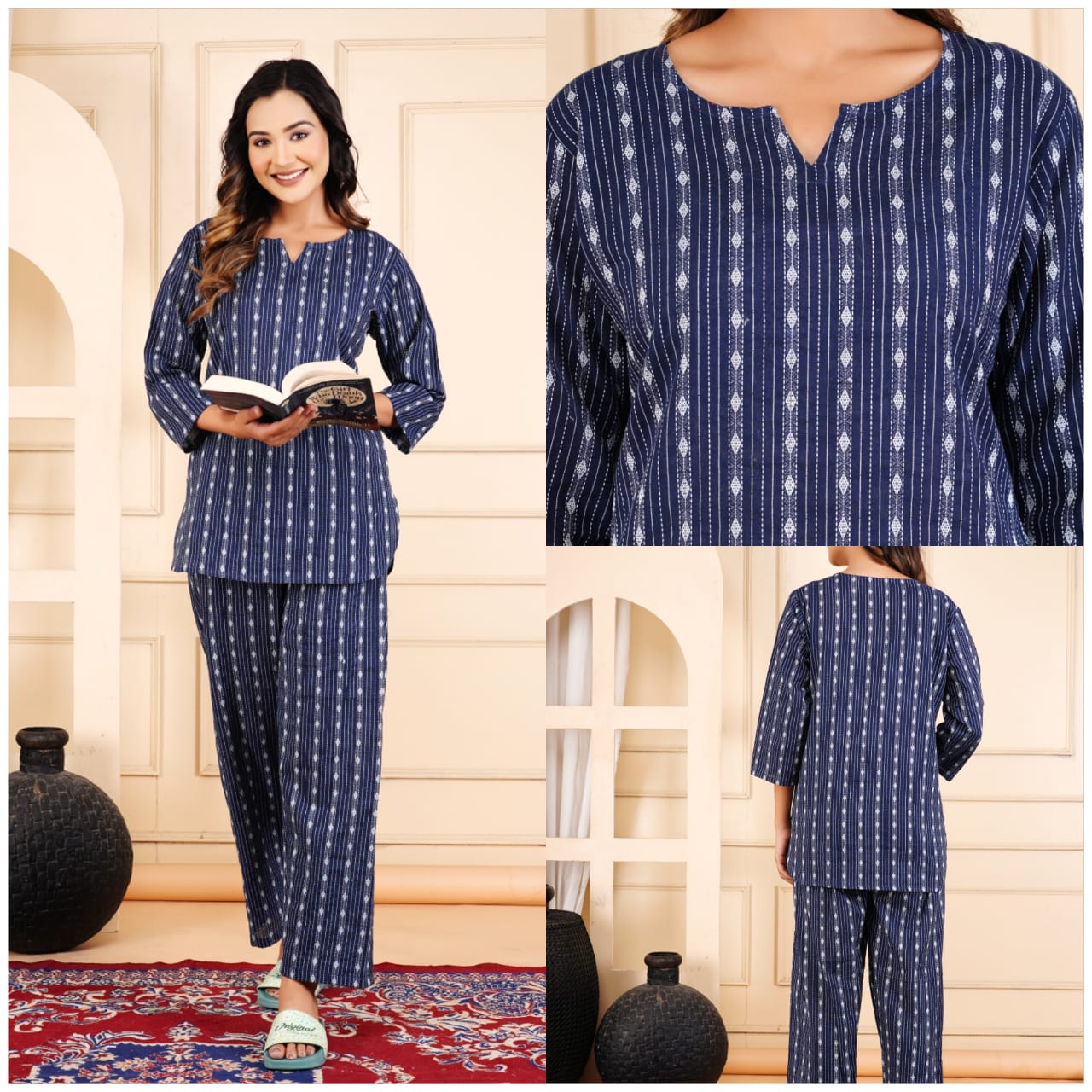 Classic Cotton Night Suit