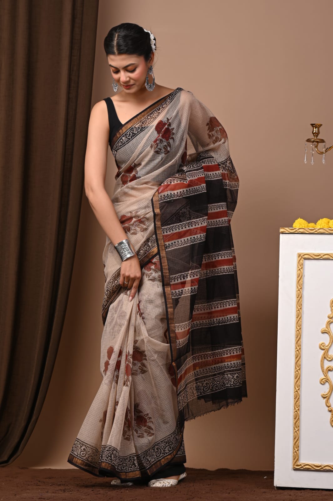 Gul Bahar Kota Doria Saree