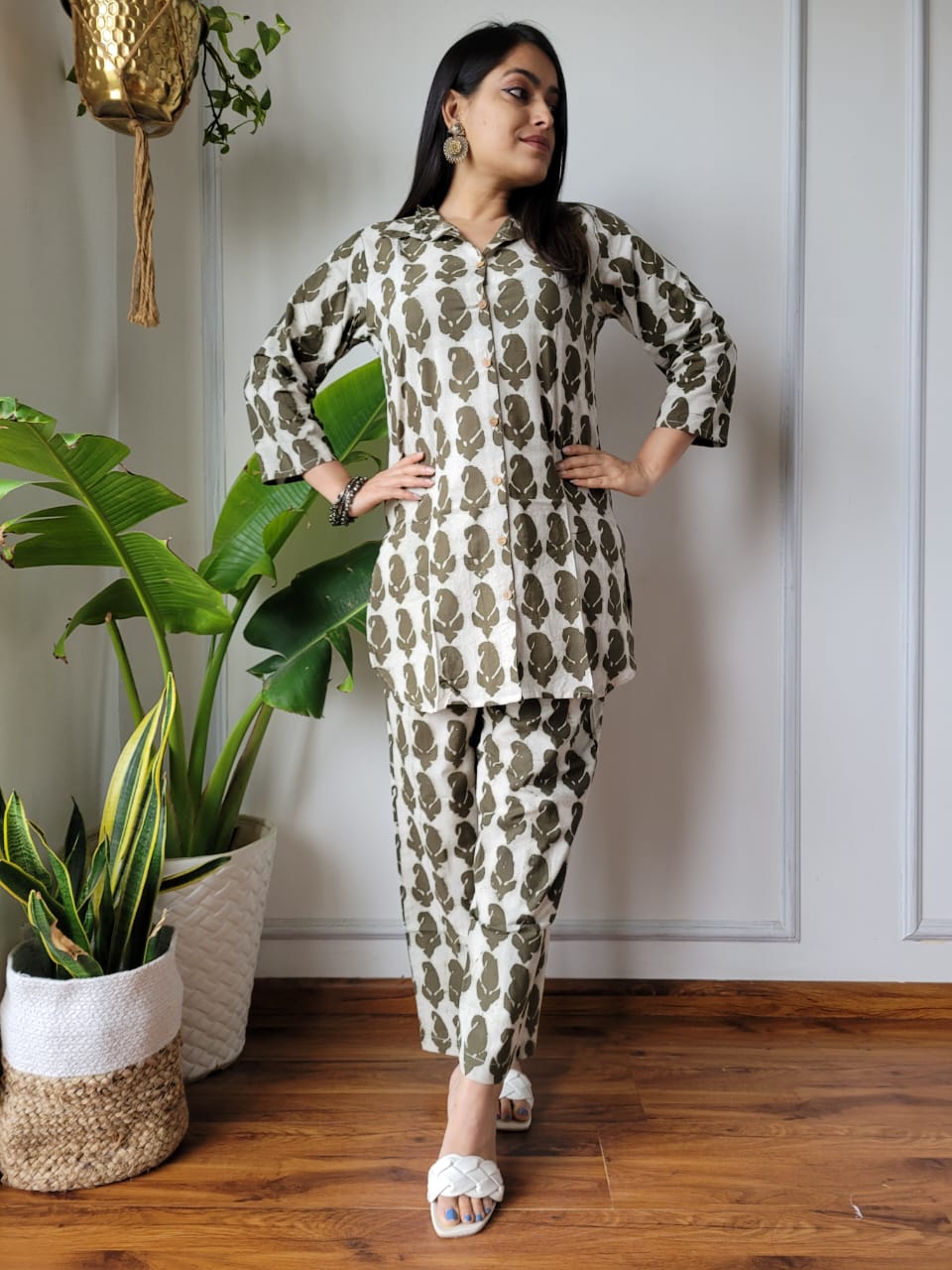 Ibadat Printed Co ord Set