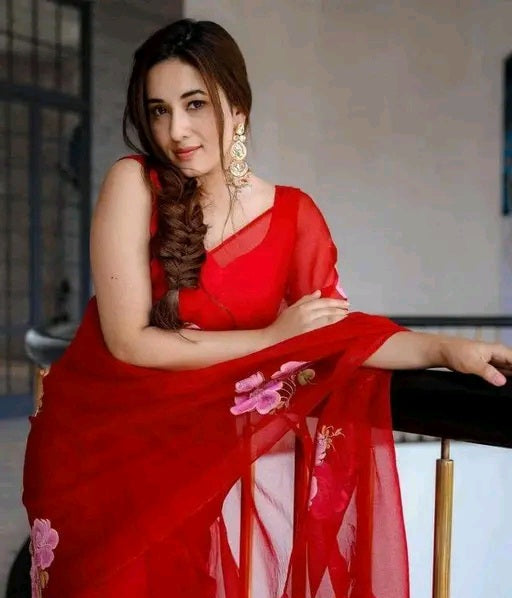 Cocktail Black Organza Saree