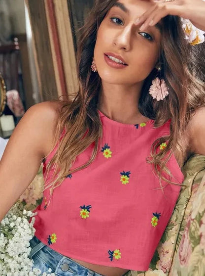 Floral Crop Top