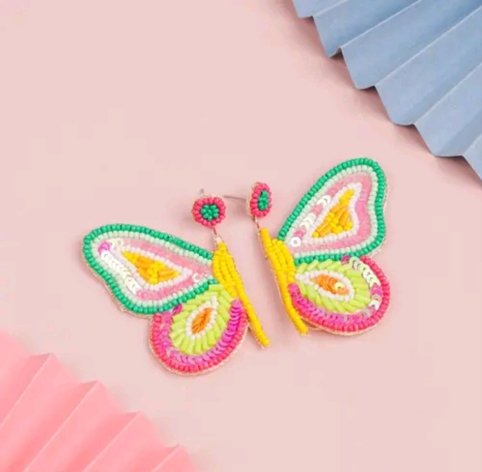 Nkshatra Handmade Butterfly Earings