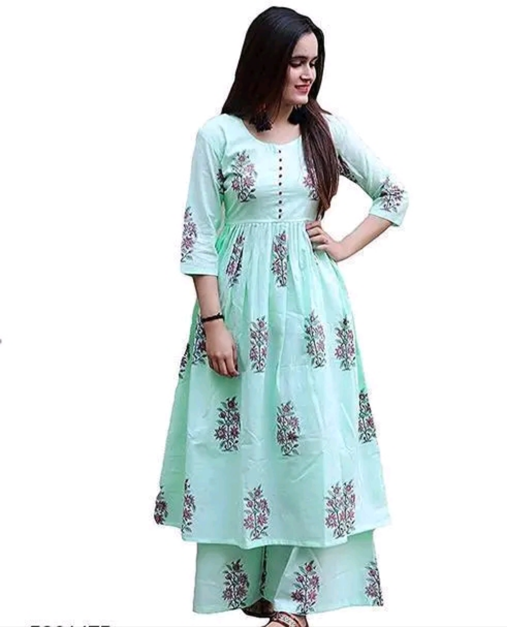 Long Kurti with Plazo