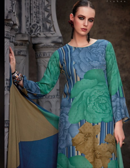 Gul Baag Pashmina Suit Set