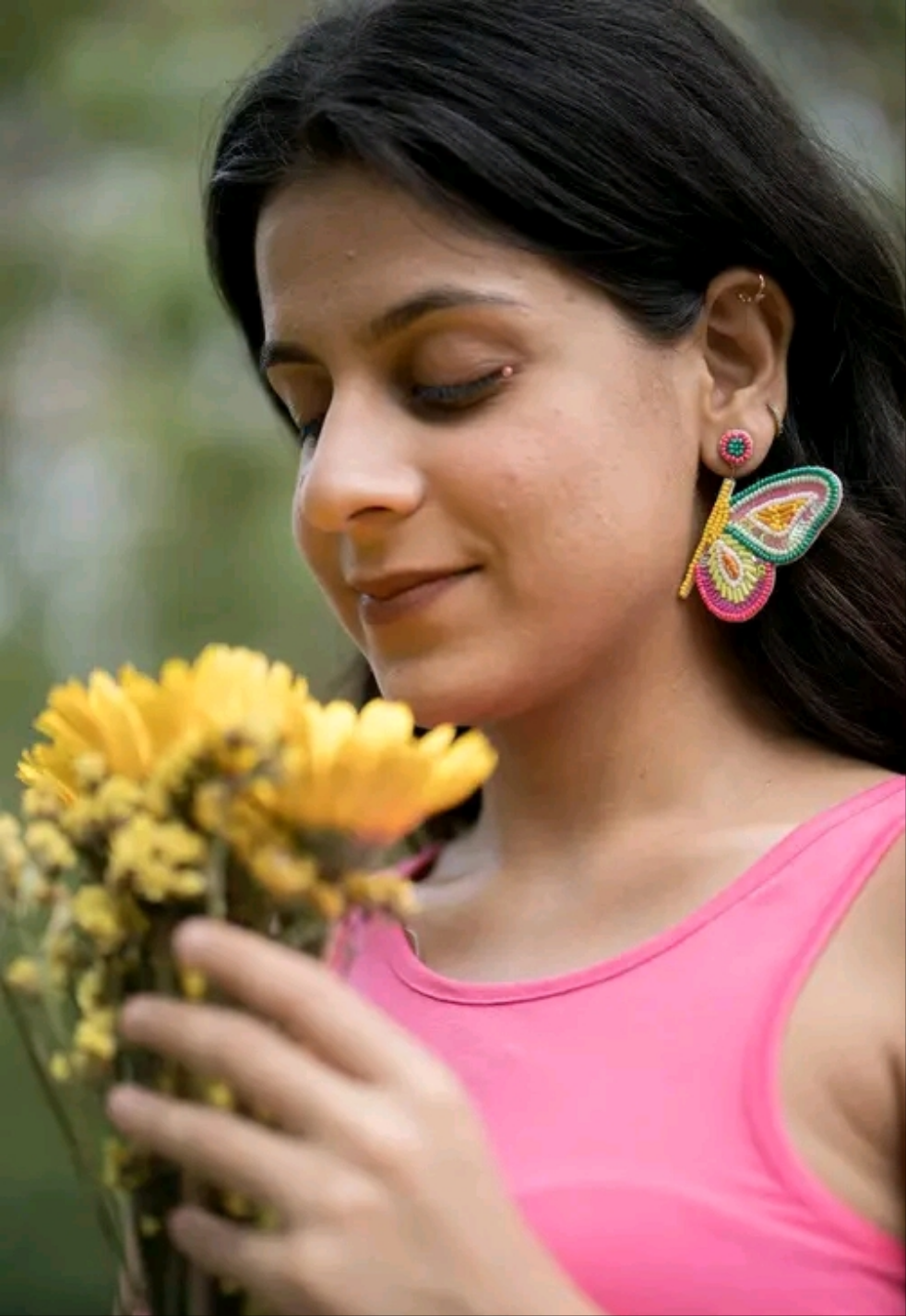 Nkshatra Handmade Butterfly Earings