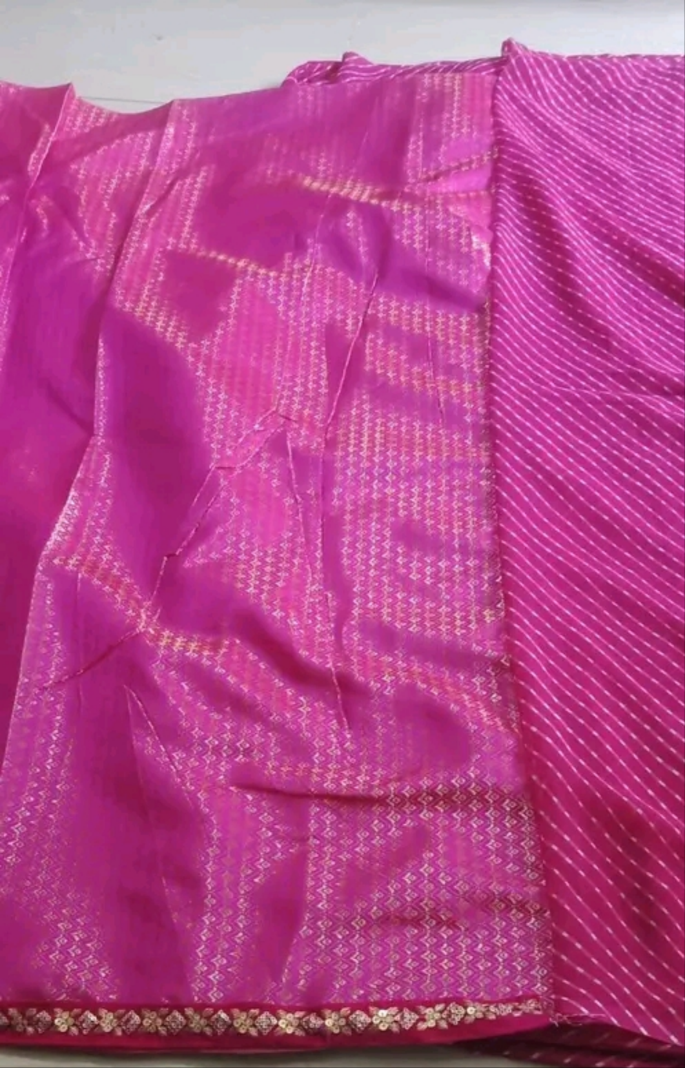 Maharani Sibori Saree with Zardozi Border