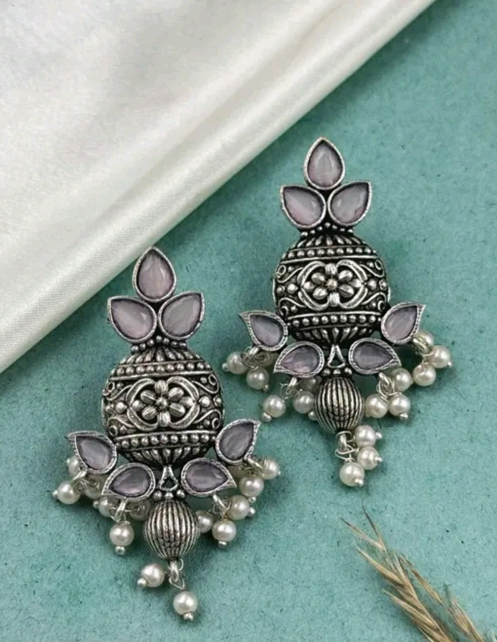 Inaayat Earings with Pearl drops