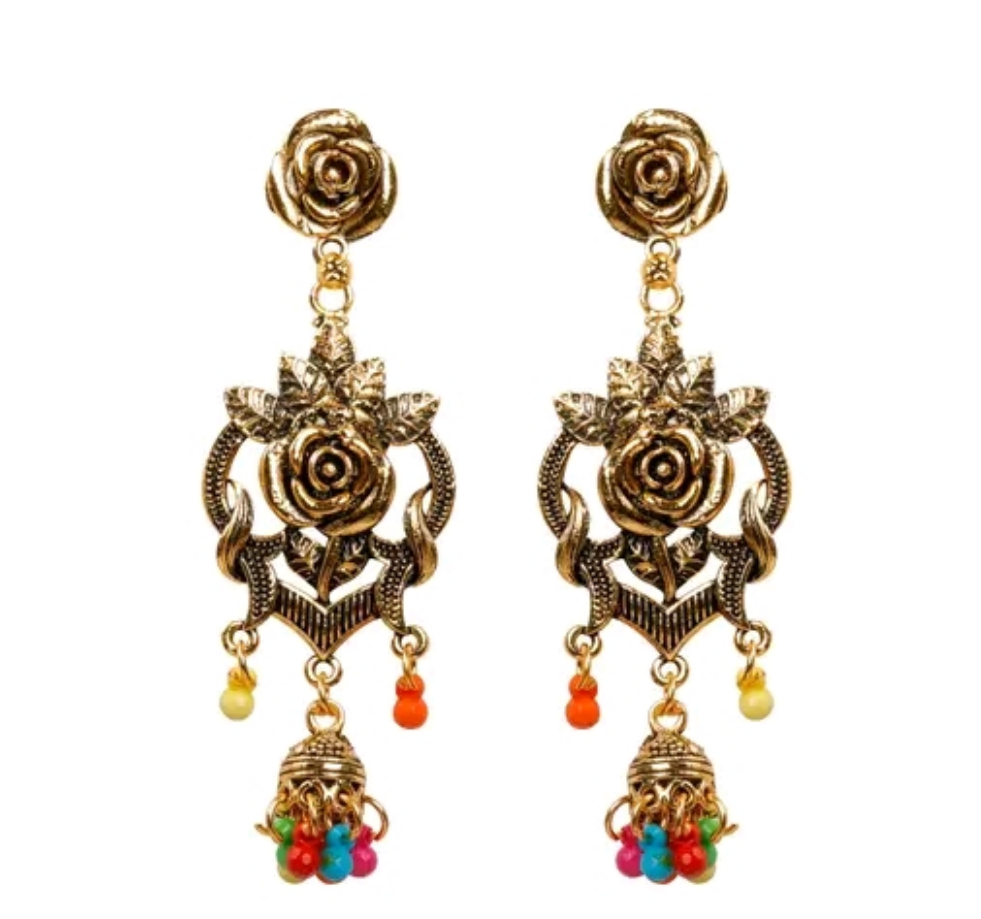 Gulab hanging earings