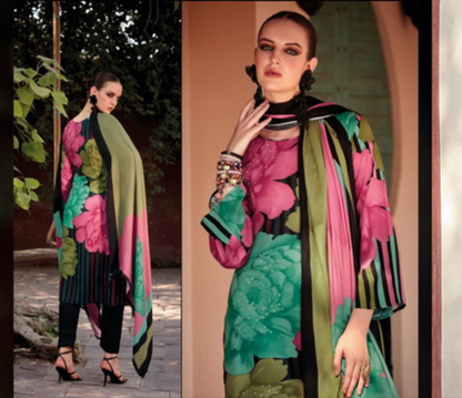 Gul Baag Pashmina Suit Set