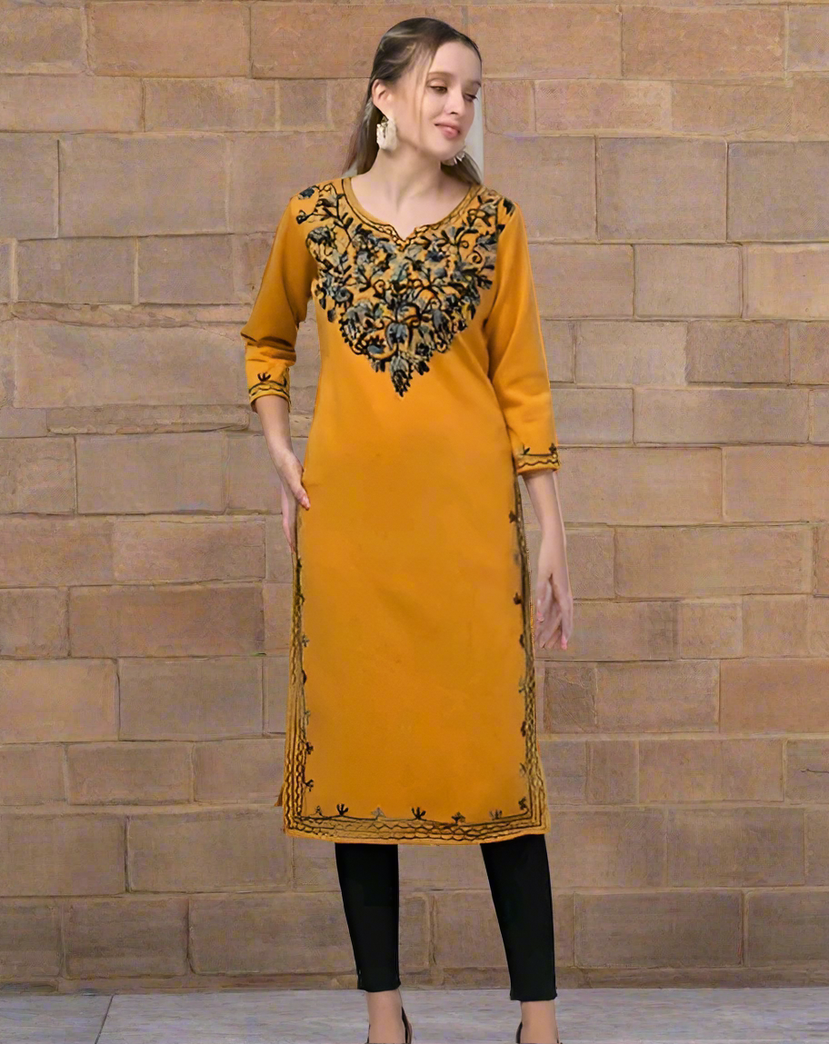 Trendy Kashmiri Embroidery Kurti