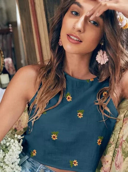 Floral Crop Top