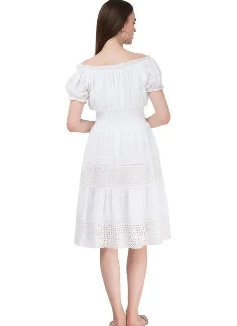 Summer Cool White Dress