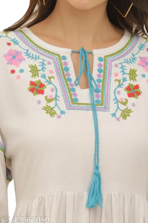 Embroidered Summer Dress