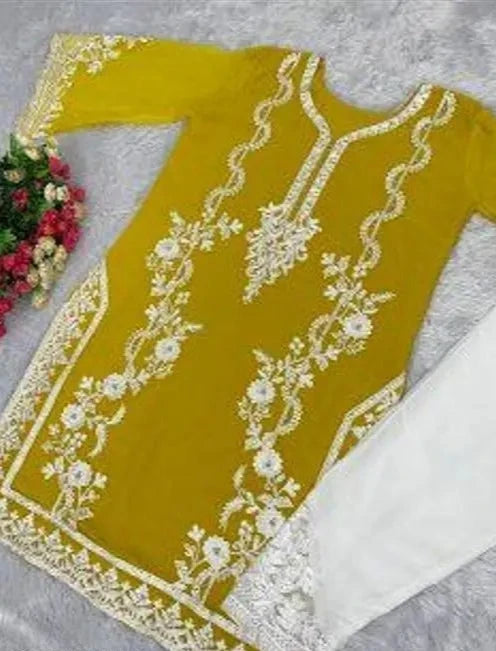 EMBROIDERY WORK Kurta SET