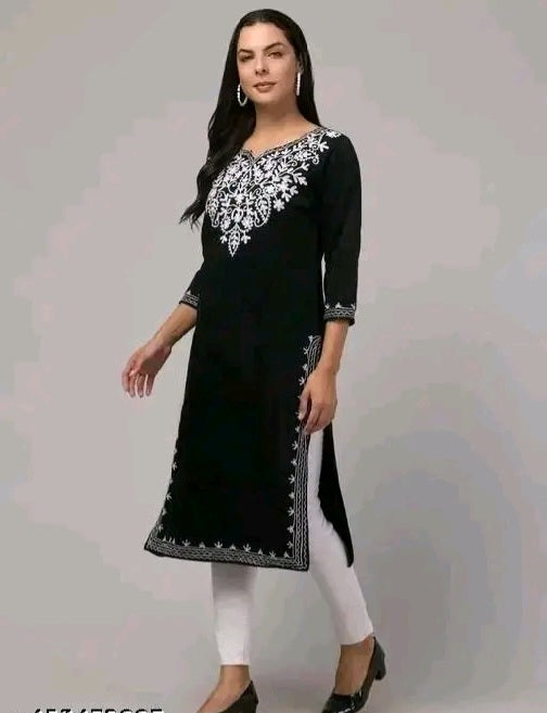 Kashmiri Embroidery Woollen Kurti