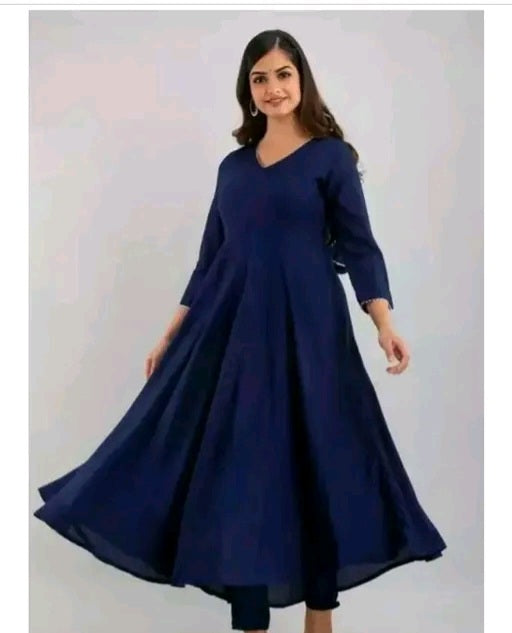 Anarkali Suit with 2 Dupatta Combo