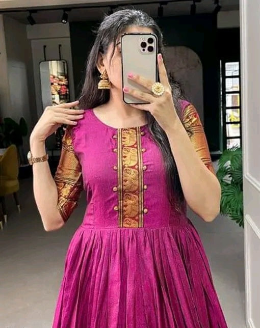 Chettinad Silk Anarkali