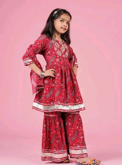 Roohaniyat Sharara  Twinning Set