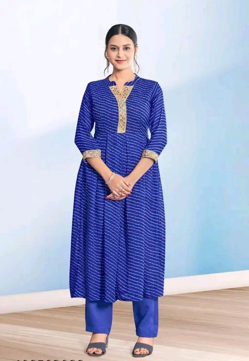 Rangeelo Leheriya Kurti with Pants