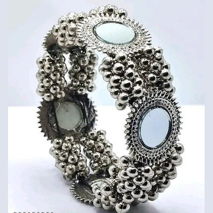 Ghunghroo Bracelet with Mirror work