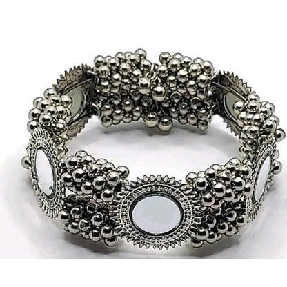 Ghunghroo Bracelet with Mirror work