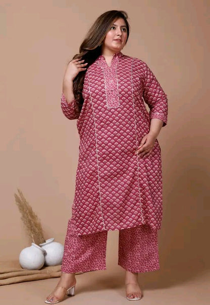 Roohaniyat Gota Work Kurti with Plazo