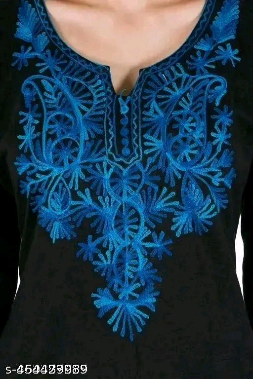 Kashmiri Embroidery Woollen Kurti