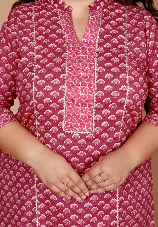 Roohaniyat Gota Work Kurti with Plazo