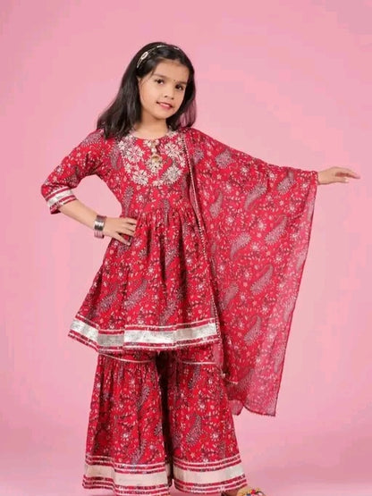 Roohaniyat Sharara  Twinning Set