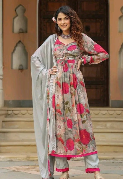BAGICHA Kurti Set with Dupatta