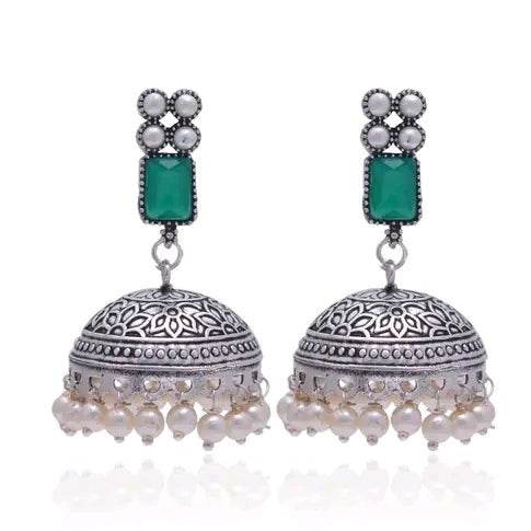 Stone work jhumki