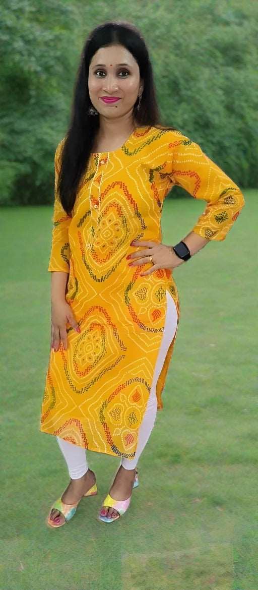 Bandhani Kota Kurti