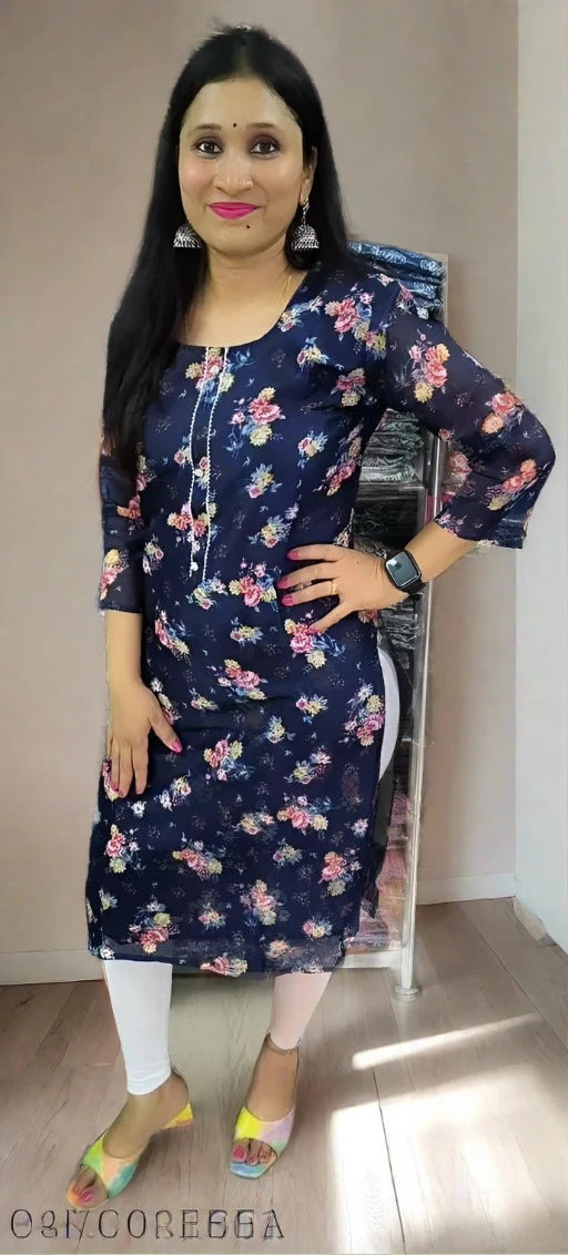 Floral Kota Kurti