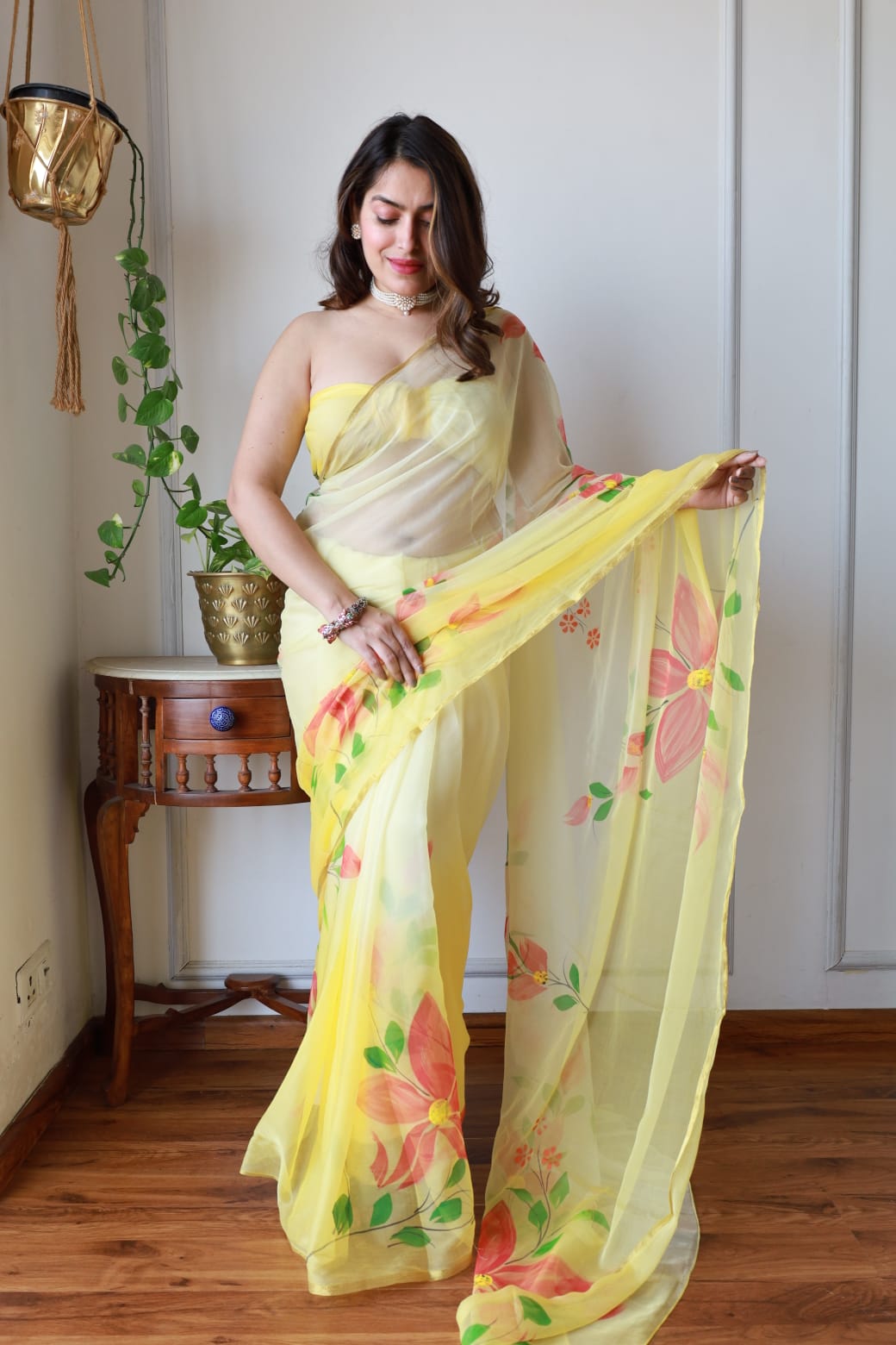 Hand Painted Saree