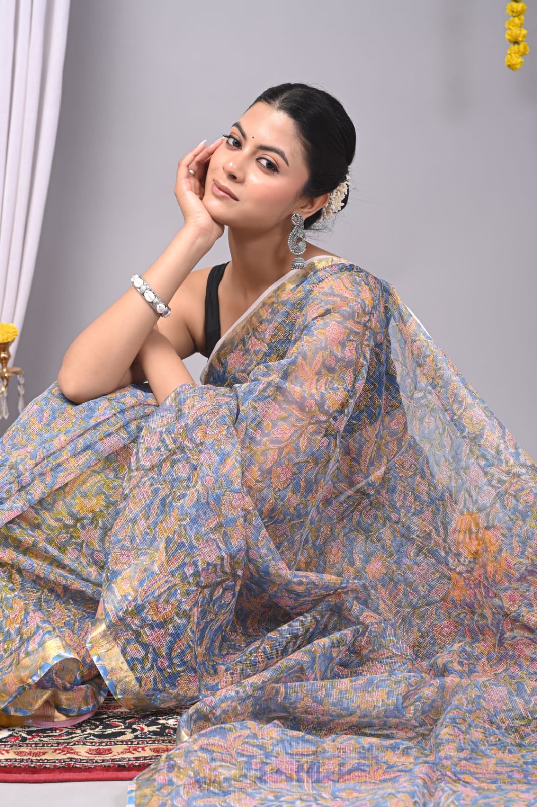 Fool Bahar Kota Doria Saree