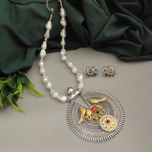Rajwada Pearl Mala necklace